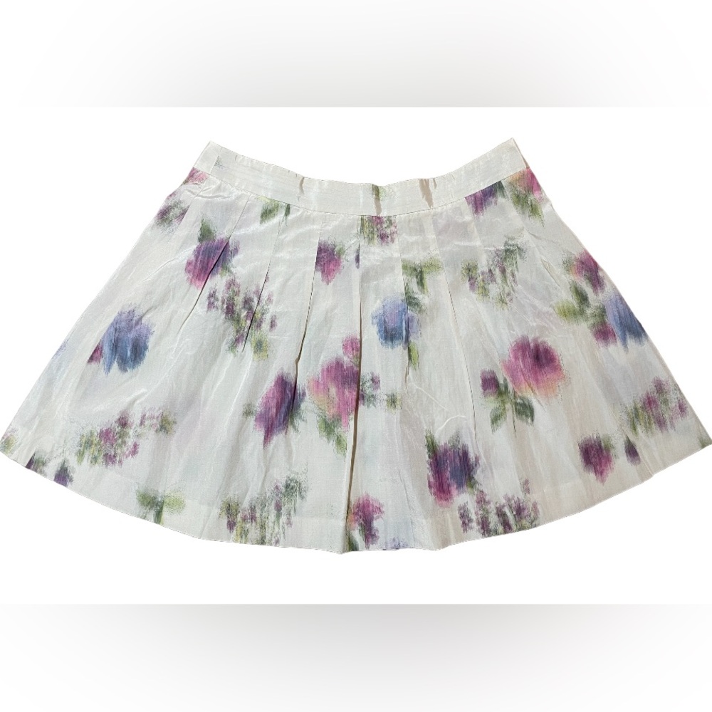 Gorgeous FLORAL MINI SKIRT by Theory size 4